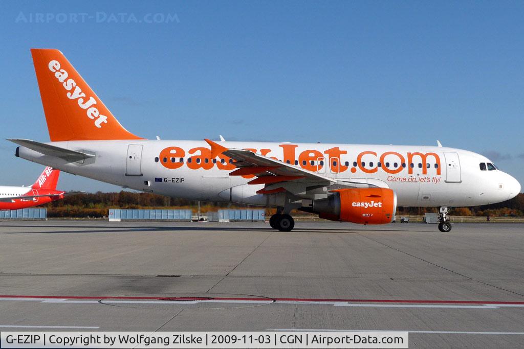 G-EZIP, 2005 Airbus A319-111 C/N 2514, visitor