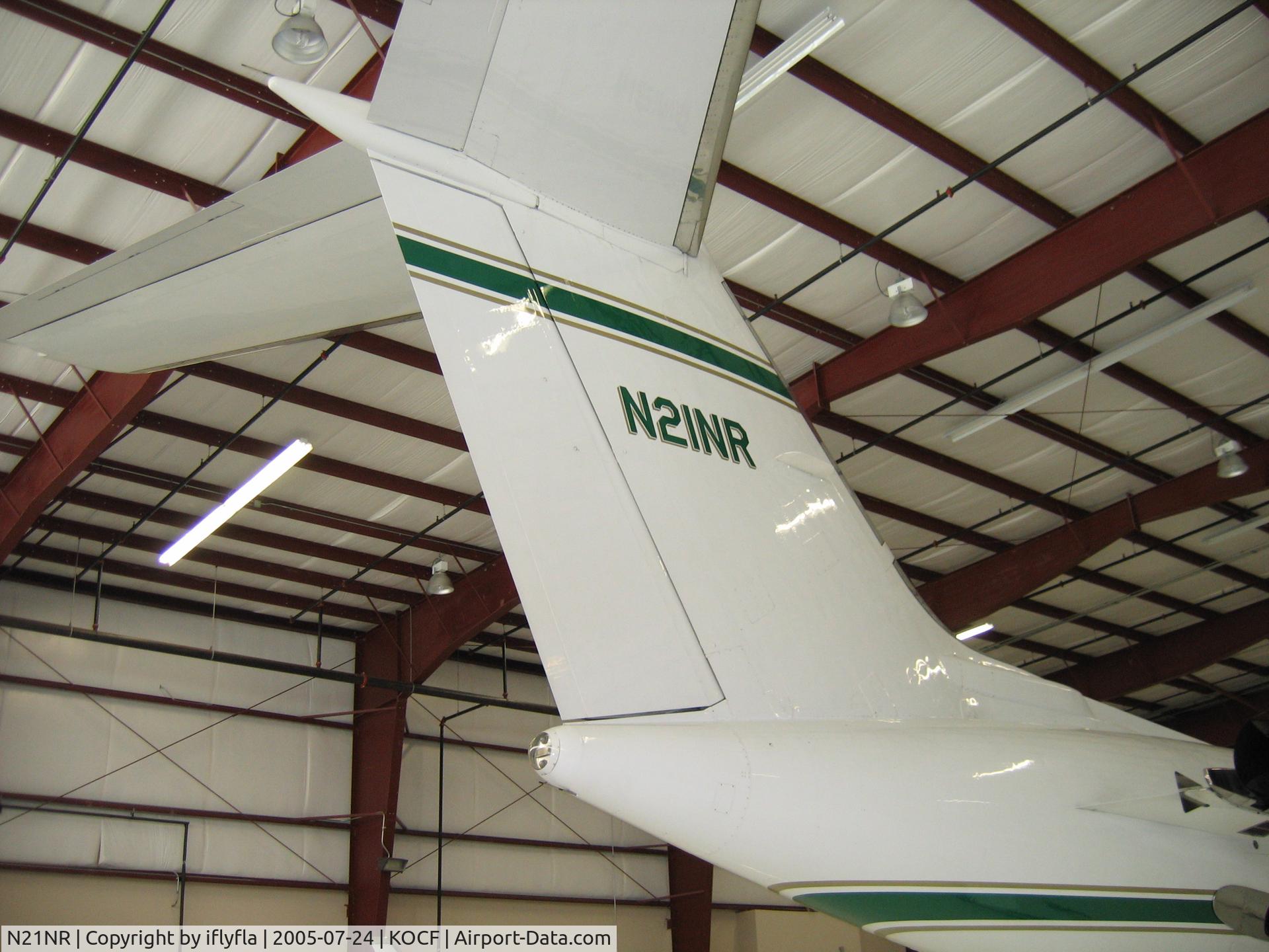 N21NR, 1984 Gulfstream Aerospace G-1159A Gulfstream III C/N 415, view of its tail