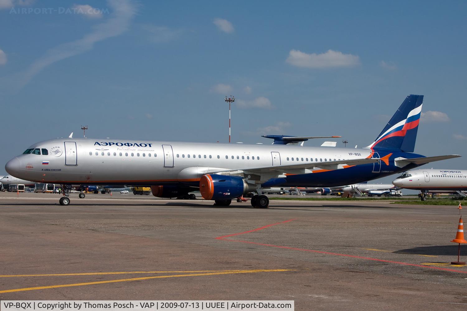 VP-BQX, 2006 Airbus A321-211 C/N 2957, Aeroflot - Russian International Airlines
