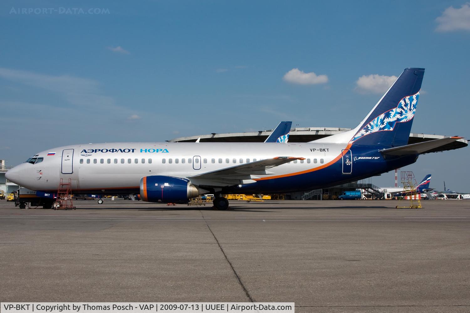 VP-BKT, 1997 Boeing 737-33R C/N 28871, Aeroflot-Nord