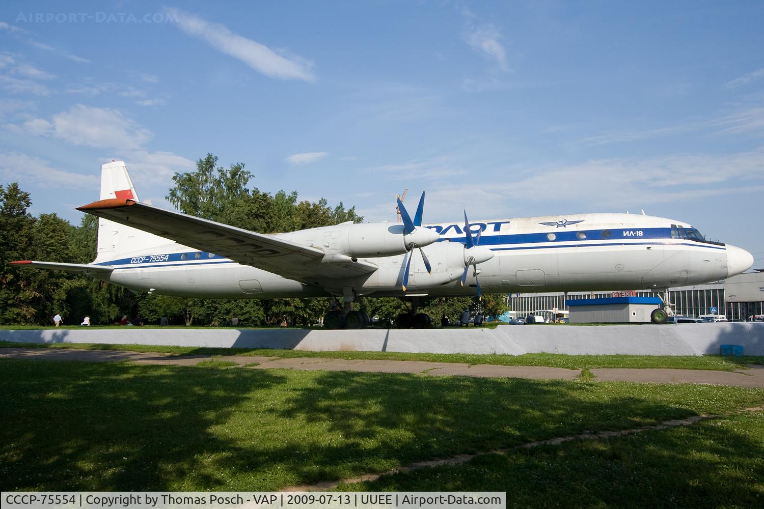CCCP-75554, 1964 Ilyushin Il-18V C/N 184007501, Aeroflot
