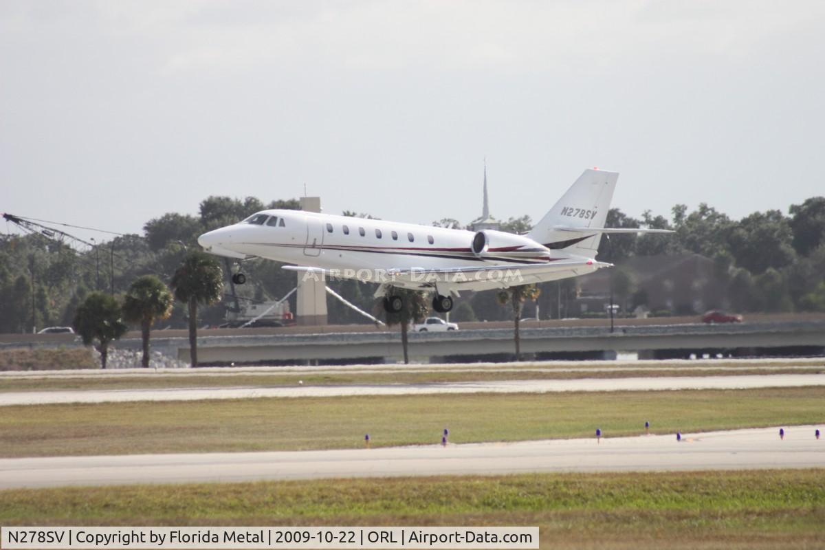 N278SV, 2009 Cessna 680 Citation Sovereign C/N 680-0278, Cessna 680