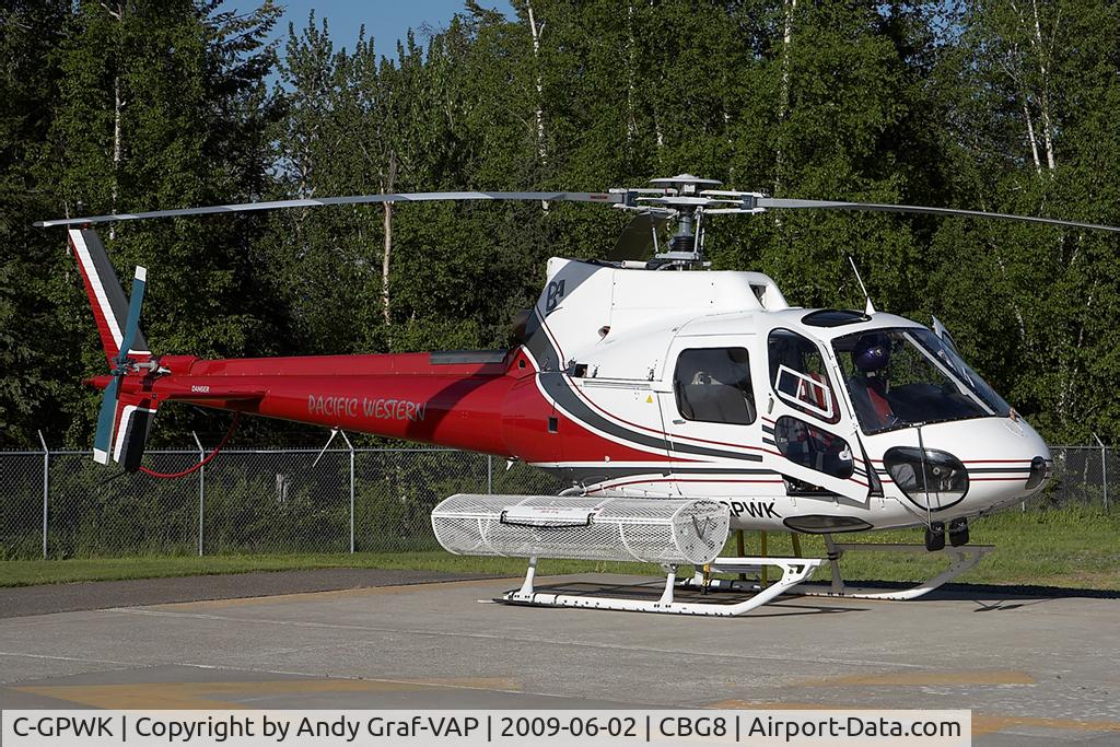 C-GPWK, 1982 Aerospatiale AS-350BA Ecureuil C/N 1559, Pacific Western AS350