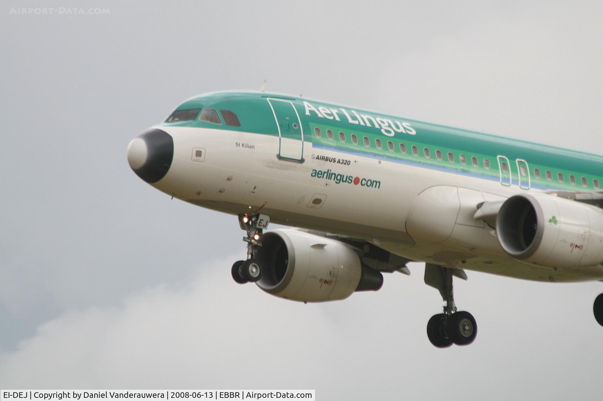 EI-DEJ, 2005 Airbus A320-214 C/N 2364, arrival of flight EI630 to rwy 25L