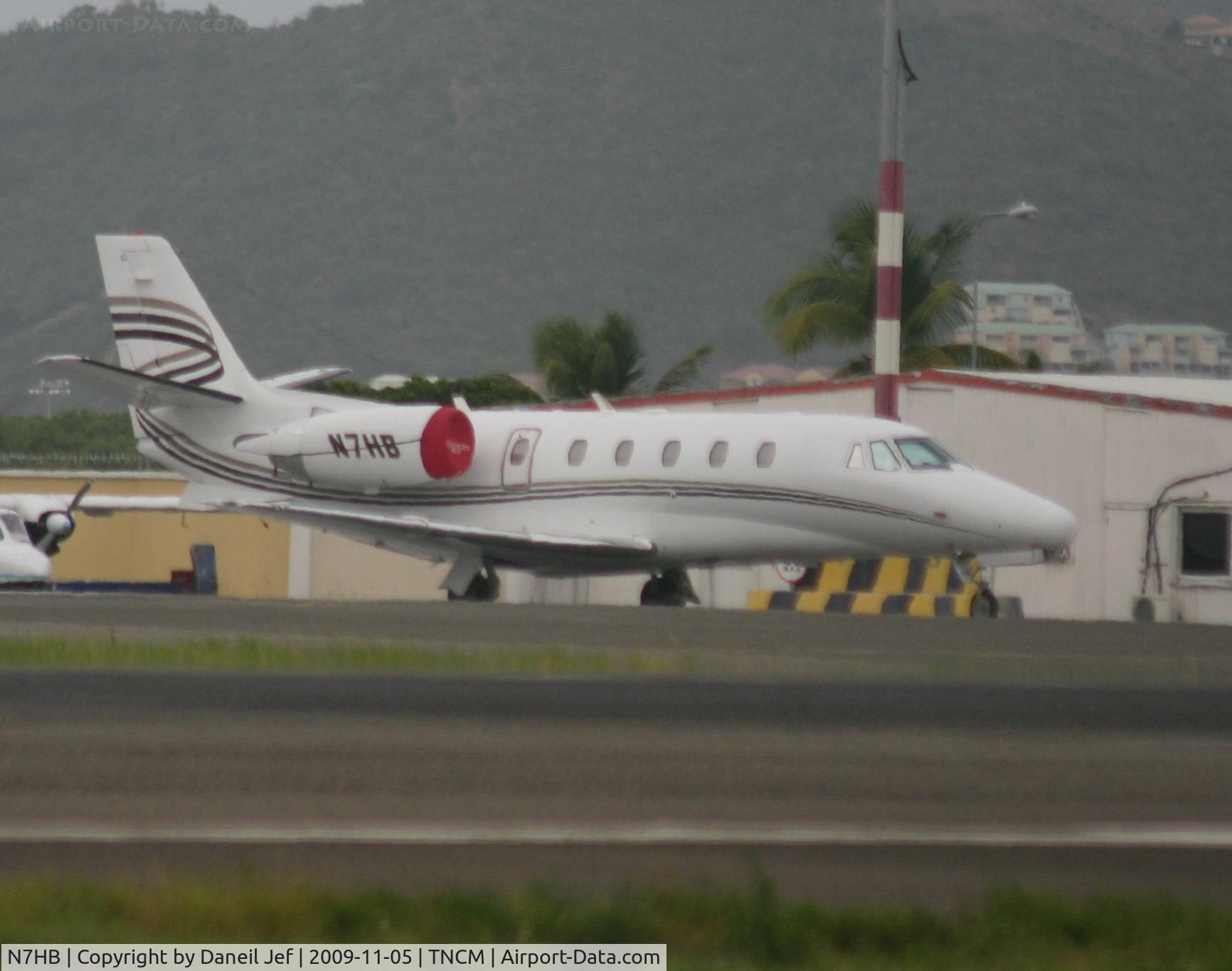 N7HB, 2006 Cessna 560XL Citation C/N 560-5607, Park at the Charlie ramp.