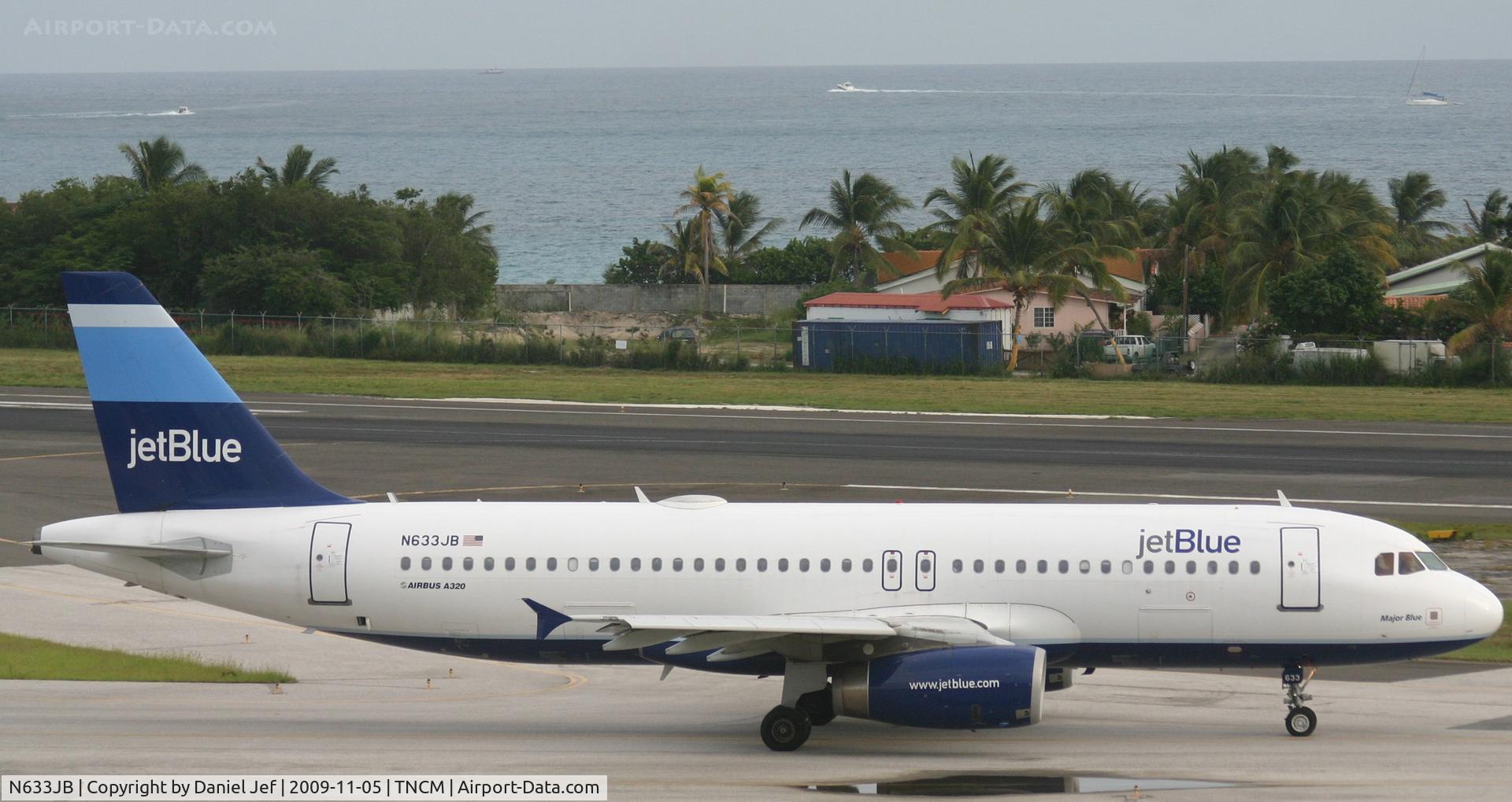 N633JB, 2006 Airbus A320-232 C/N 2671, Taxing up the the holding point A befor departing back to the usa