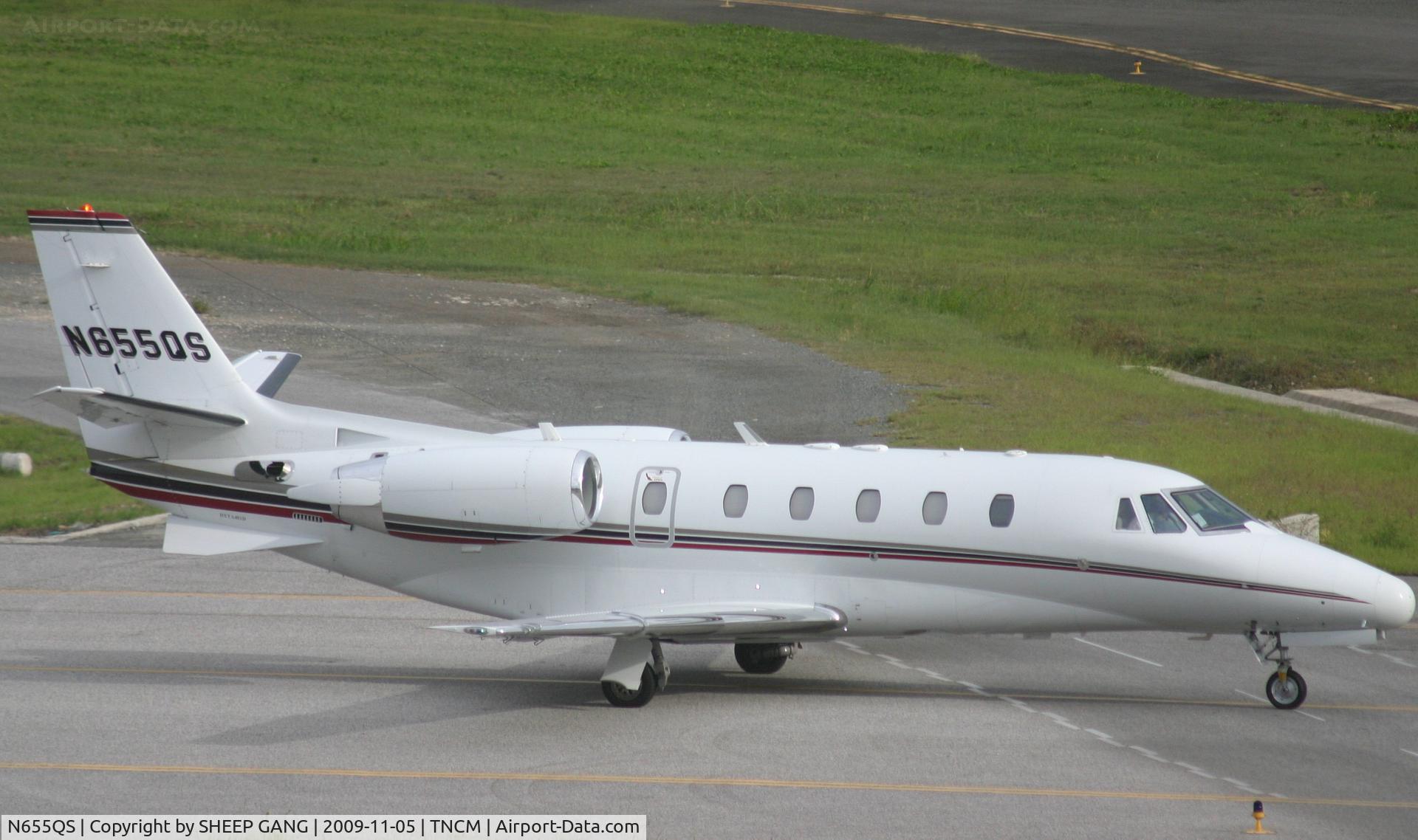 N655QS, 2006 Cessna 560XL C/N 560-5655, recieving there departure back to the USA