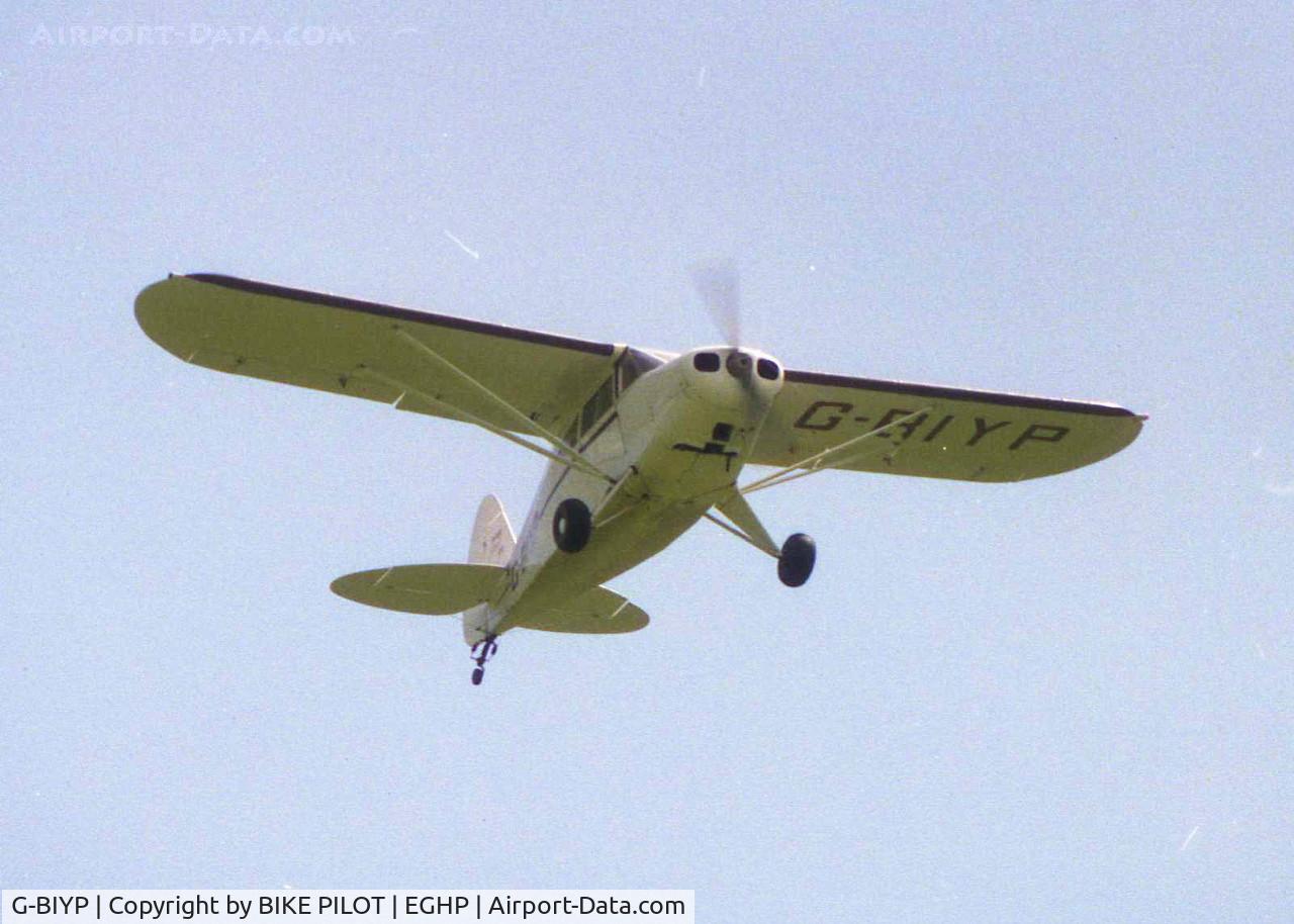 G-BIYP, 1952 Piper PA-20-135 Pacer Pacer C/N 20-802, POPHAM 1985. CURRENTLY WITH G-BIYP GROUP