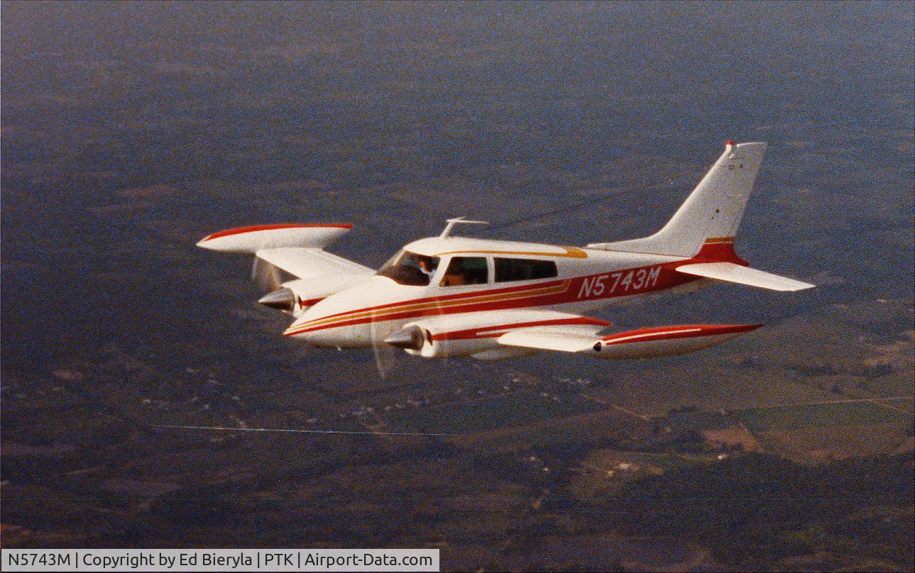 N5743M, 1968 Cessna 310P C/N 310P0043, N5743M