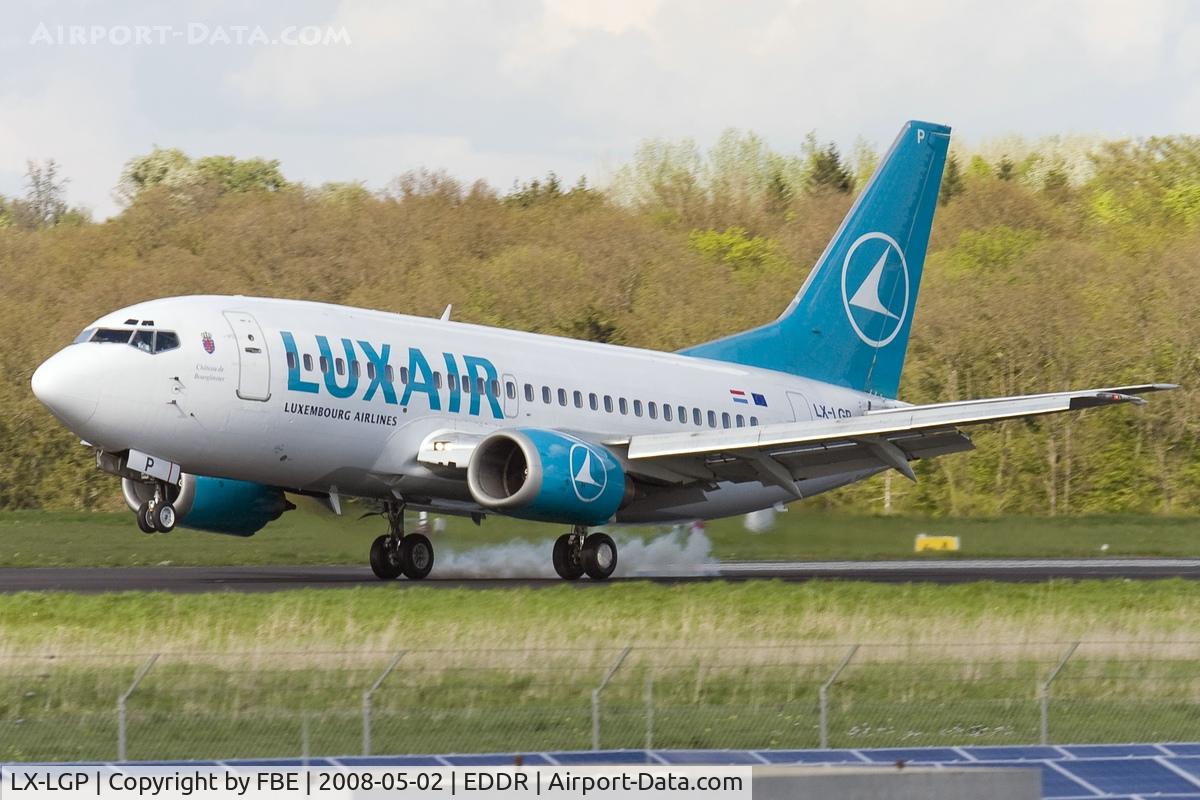 LX-LGP, 1993 Boeing 737-5C9 C/N 26439, touchdown