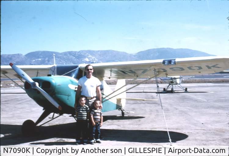 N7090K, 1950 Piper PA-20 Pacer C/N 20-198, Myself (owner) and two of my sons with 7090K