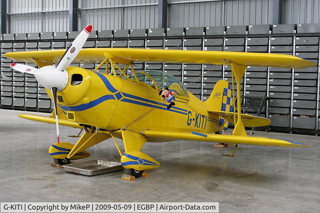 G-KITI, 1982 Pitts S-2E Special C/N 002, Photographed in the Delta Jets facility.