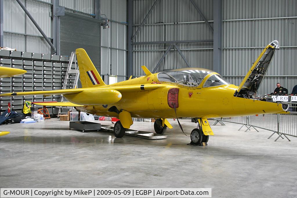 G-MOUR, 1964 Hawker Siddeley Gnat T.1 C/N FL596, Photographed in the new Delta Jets facility.