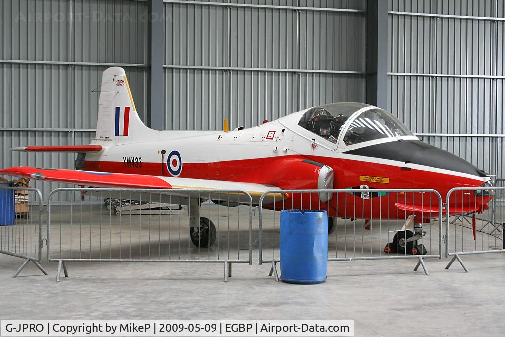 G-JPRO, 1972 BAC 84 Jet Provost T.5A C/N EEP/JP/1055, Photographed in the new Delta Jets facility.