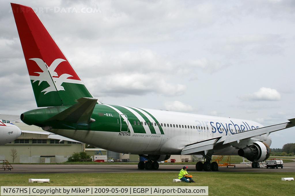N767HS, 1988 Boeing 767-204 C/N 24013, Awaiting the scrap-man.
