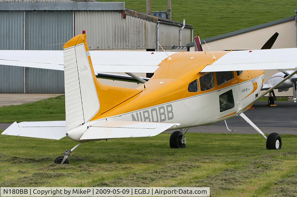 N180BB, 1979 Cessna 180K Skywagon C/N 18053103, Outside the RGV Aviation hangars at Staverton.