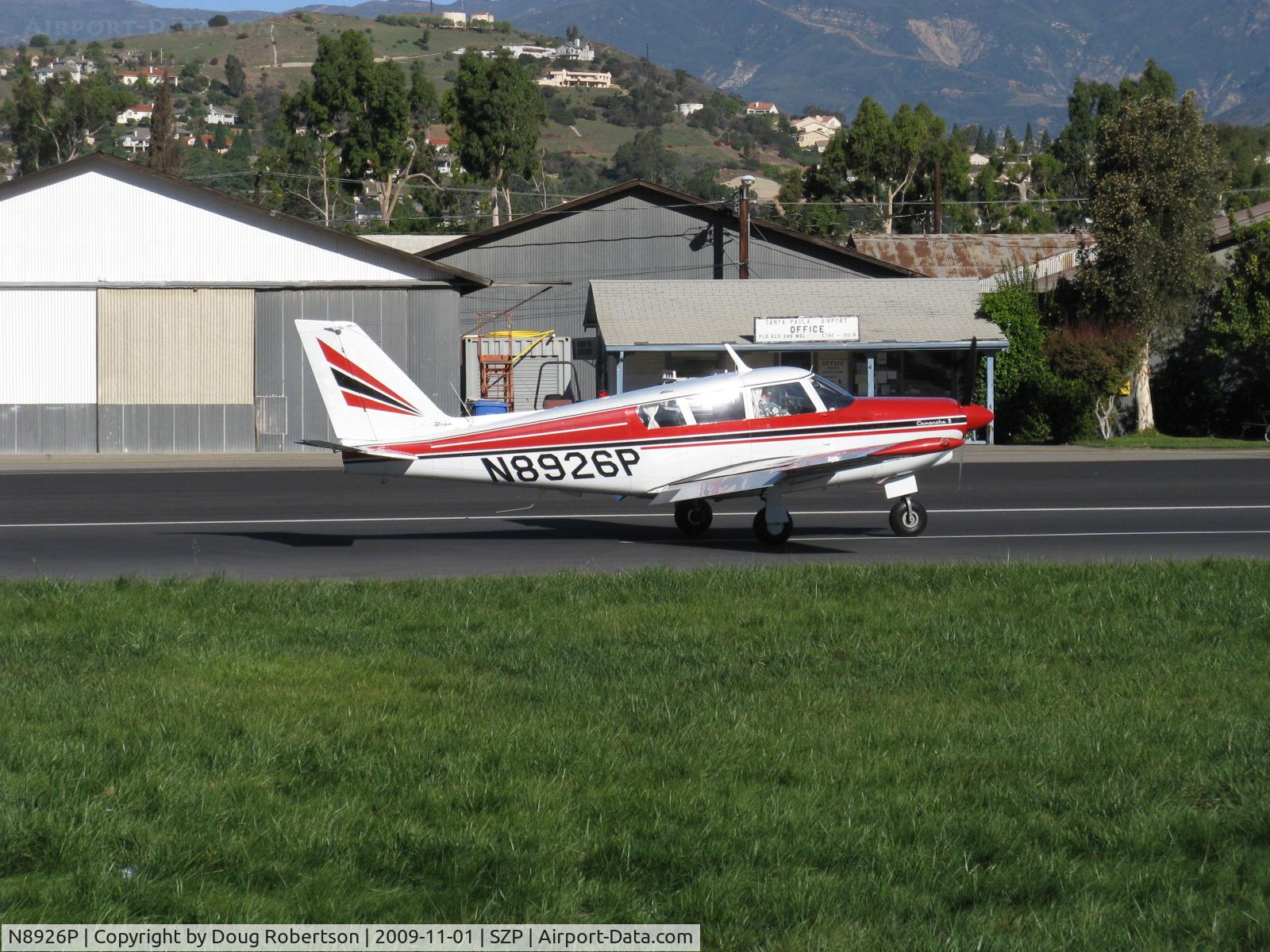 N8926P, Piper PA-24-260 Comanche C/N 24-4382, 1966 Piper PA-28-260B COMANCHE, Lycoming IO-540-D4A5 260 Hp, landing roll Rwy 04