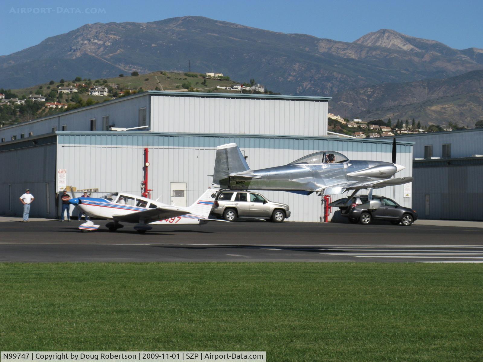 N99747, 2001 Vans RV-4 C/N 2097, 2001 Richard VAN's RV-4, Lycoming O&VO-360 180 Hp, flaps landing Rwy 04
