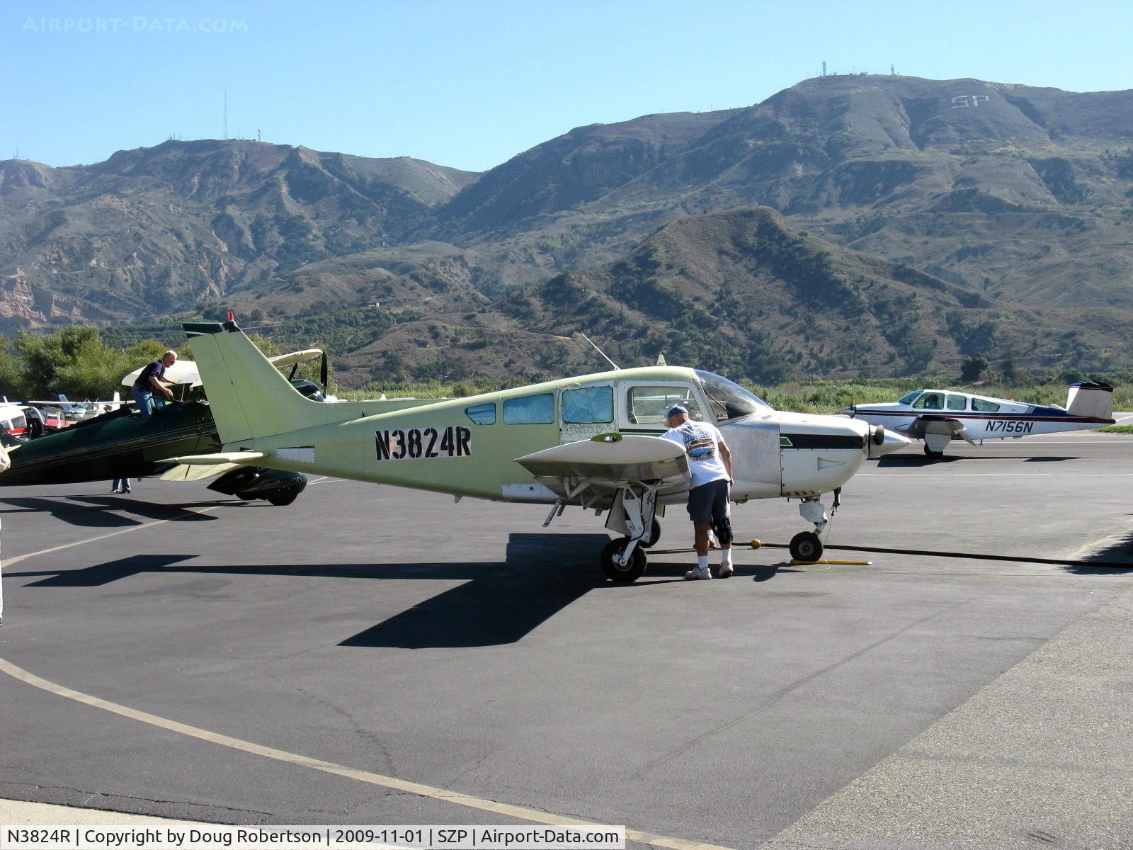 N3824R, 1980 Beech C24R C/N MC-741, 1980 Beech C24R SIERRA 200, Lycoming O&VO-360 200 Hp, refueling