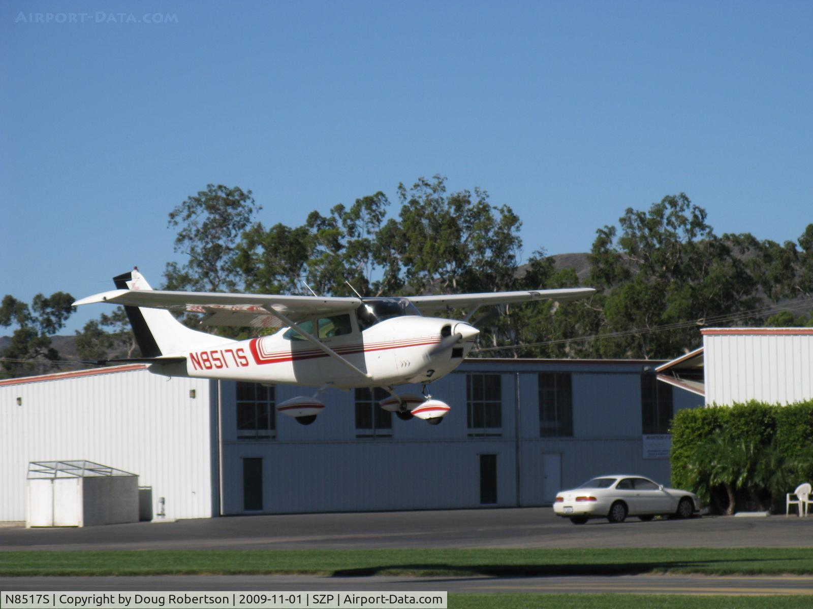 N8517S, 1965 Cessna 182H Skylane C/N 18256617, 1965 Cessna 182H SKYLANE, Continental O-470 230 Hp, landing Rwy 04