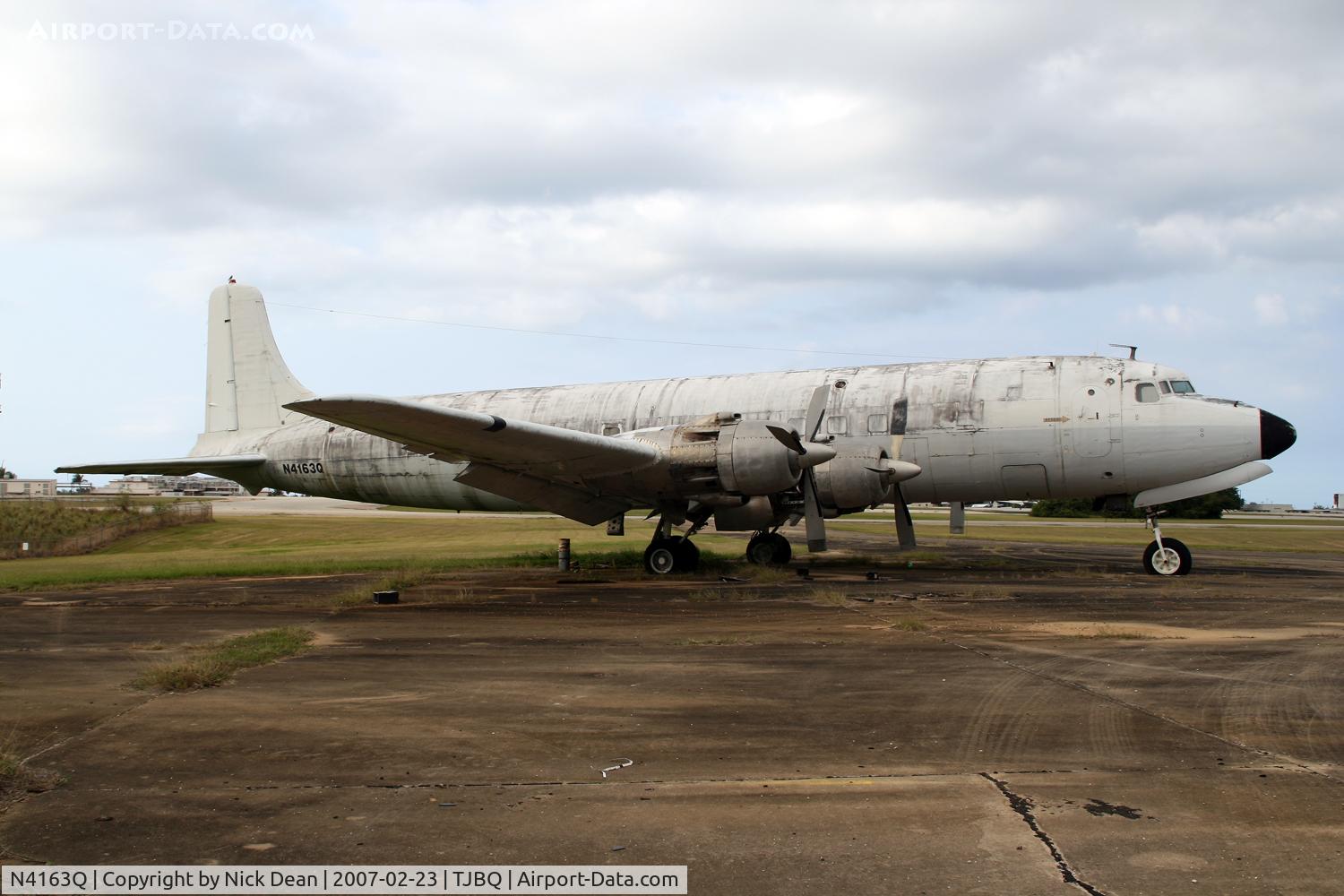 N4163Q, 1953 Douglas C-118A Liftmaster (R6D-1) C/N 43681, TJBQ