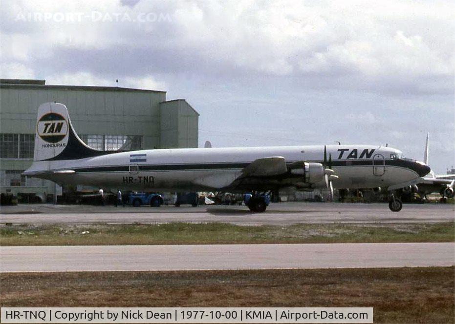 HR-TNQ, 1954 Douglas DC-6A C/N 44260, KMIA