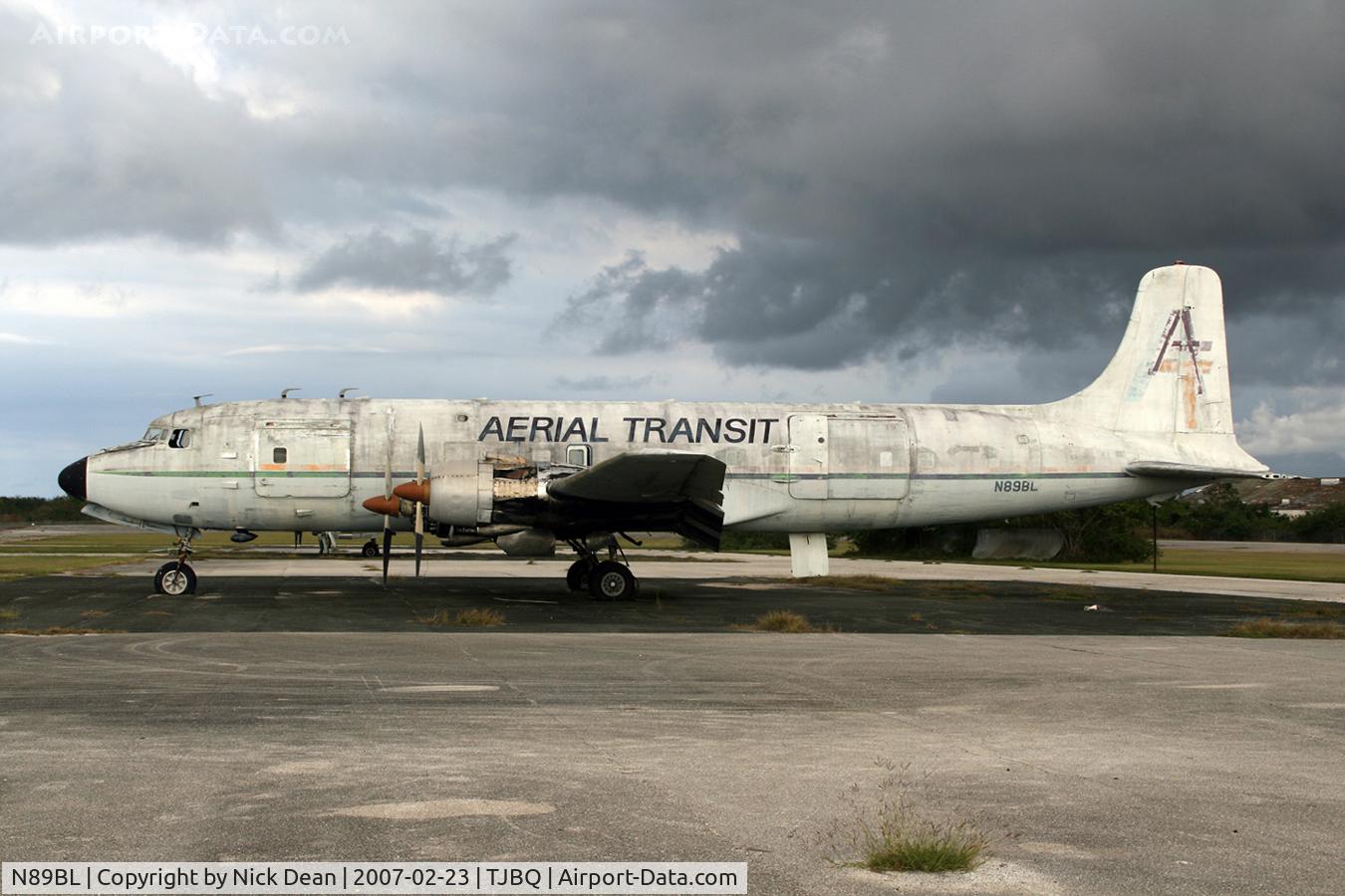 N89BL, 1957 Douglas DC-6A C/N 45374, TJBQ