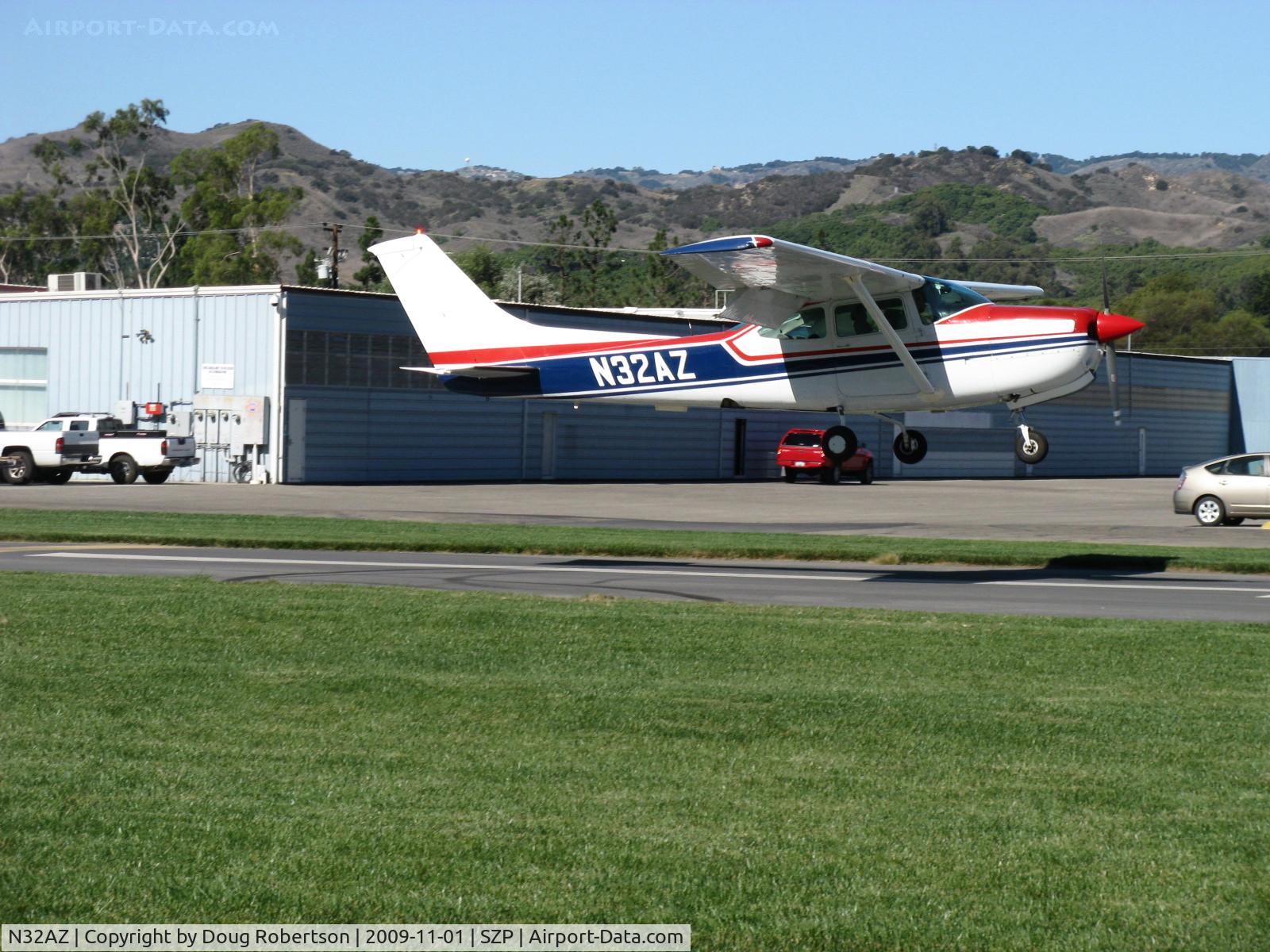 N32AZ, 1980 Cessna R182 Skylane RG C/N R-18200304, 1980 Cessna R182 SKYLANE RG, Lycoming O-540-J3C5D direct drive engine, 235 Hp at 2,400 rpm, retracible gear, flaps landing Rwy 04