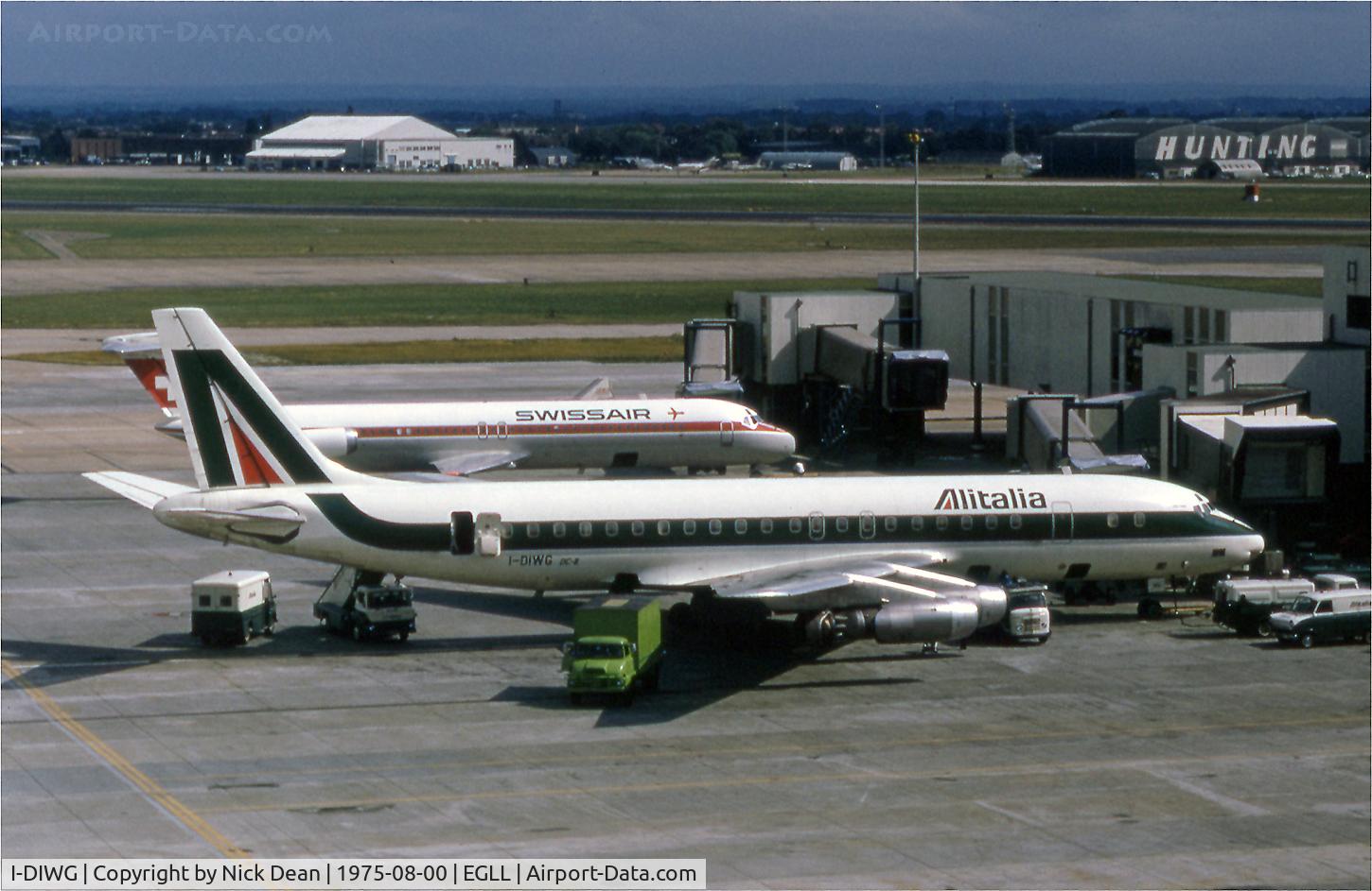 I-DIWG, 1963 Douglas DC-8-43 C/N 45660, EGLL