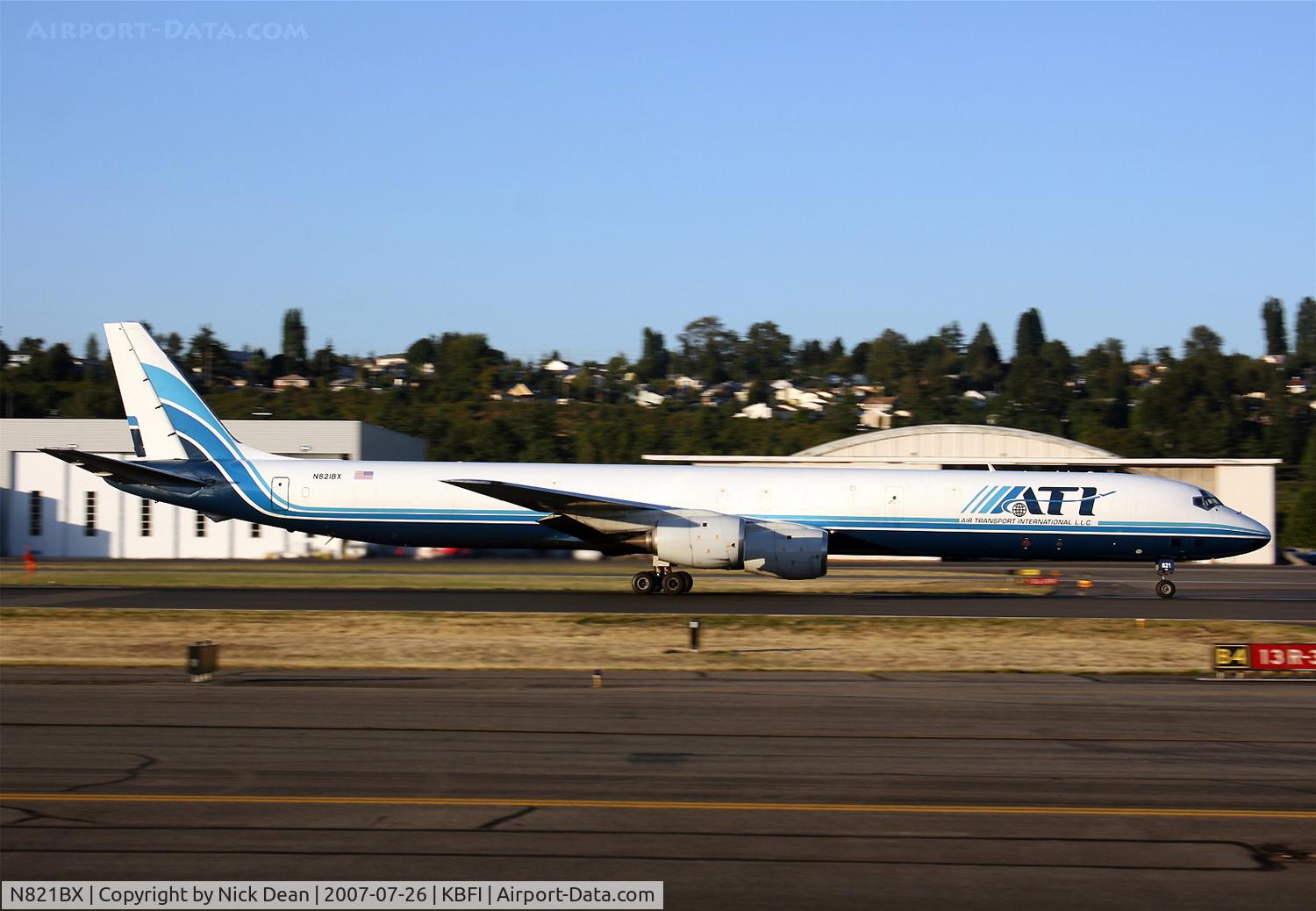 N821BX, 1966 Douglas DC-8-71F C/N 45811, KBFI