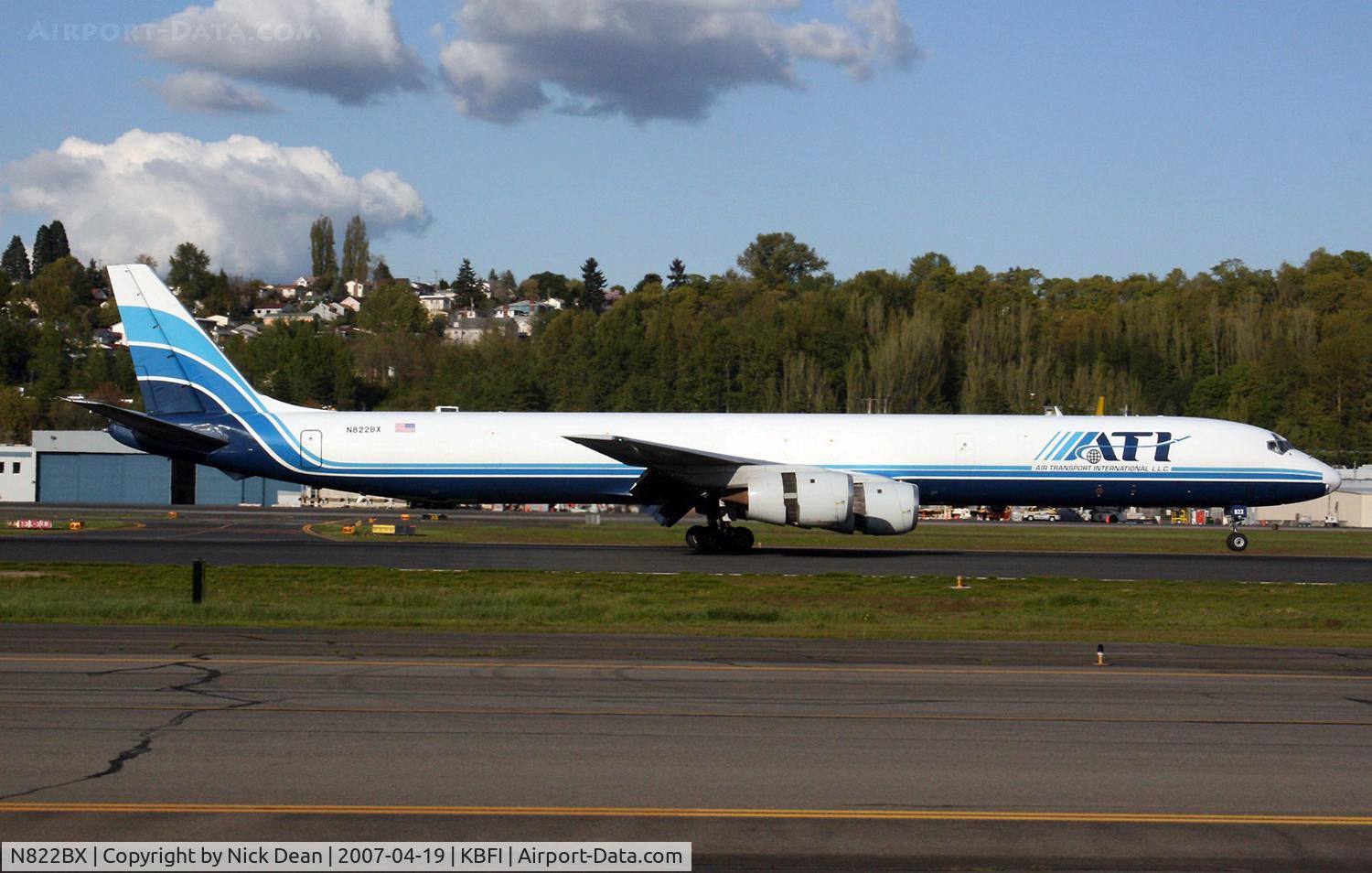 N822BX, 1967 Douglas DC-8-71F C/N 45813, KBFI