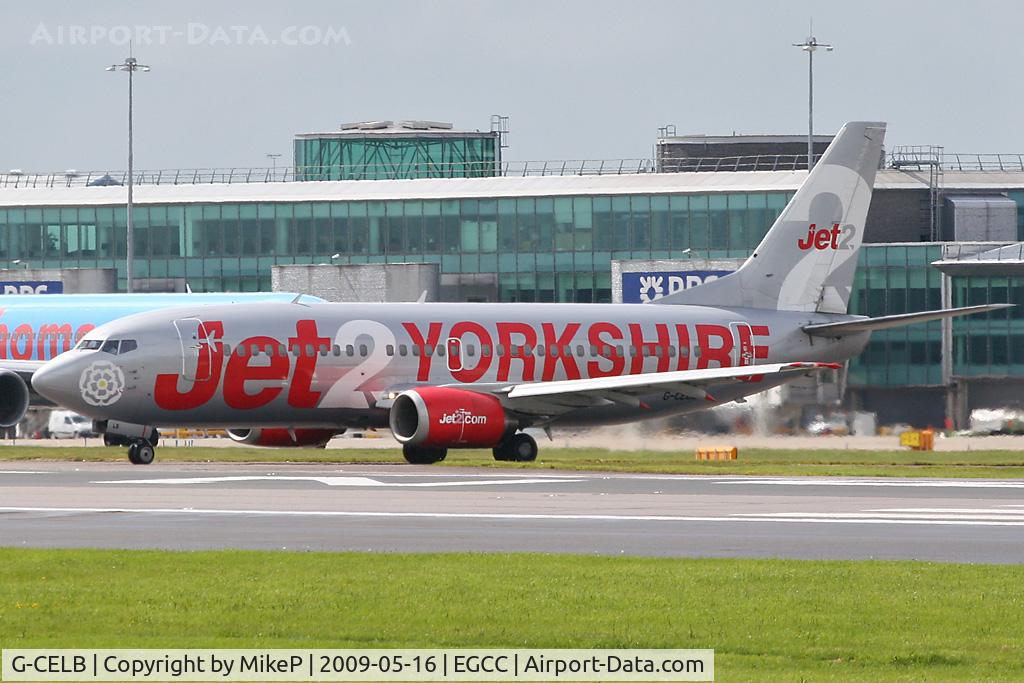 G-CELB, 1986 Boeing 737-377 C/N 23664, Refugee from t'other side of the Pennines.