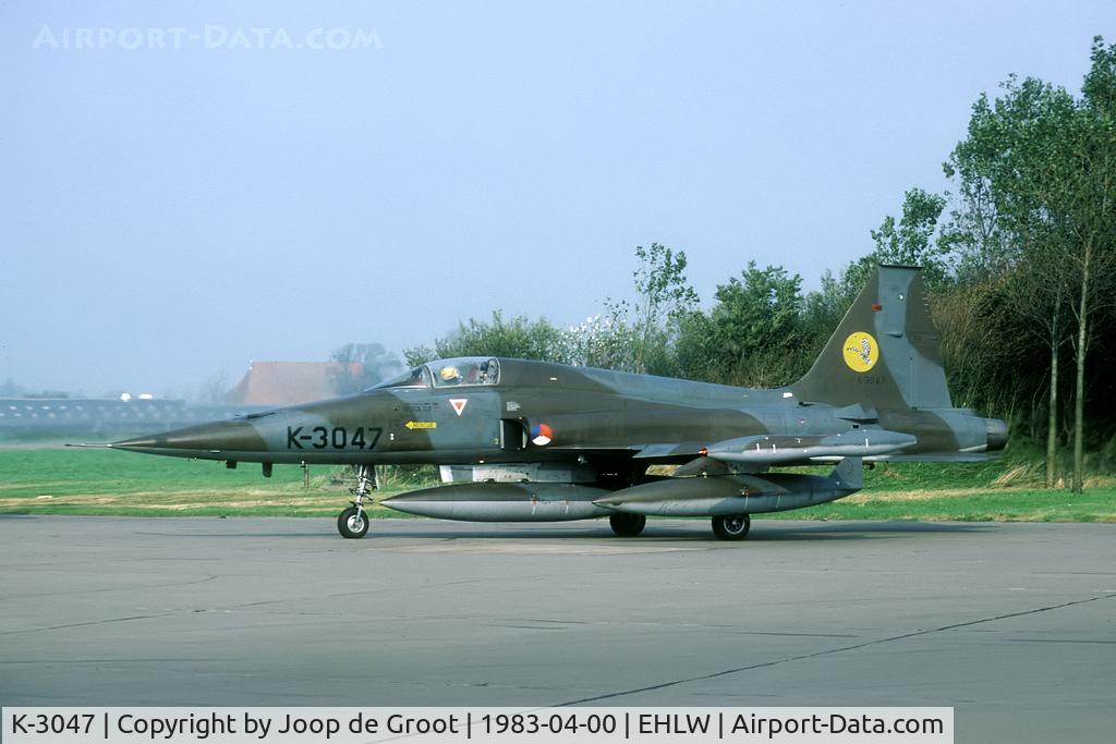 K-3047, 1971 Canadair NF-5A Freedom Fighter C/N 3047, seen during a local exercise