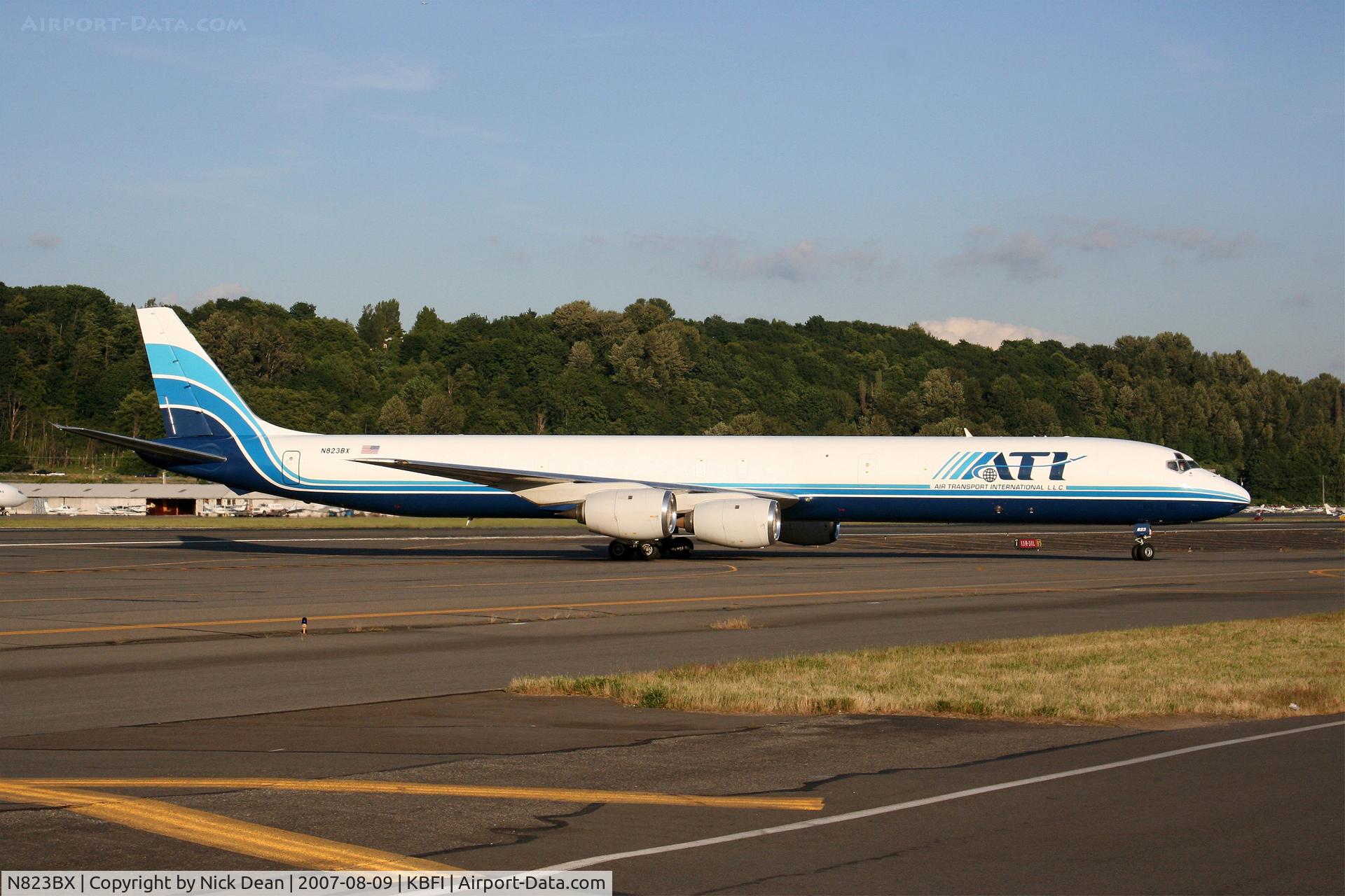 N823BX, 1969 Douglas DC-8-71F C/N 46064, KBFI