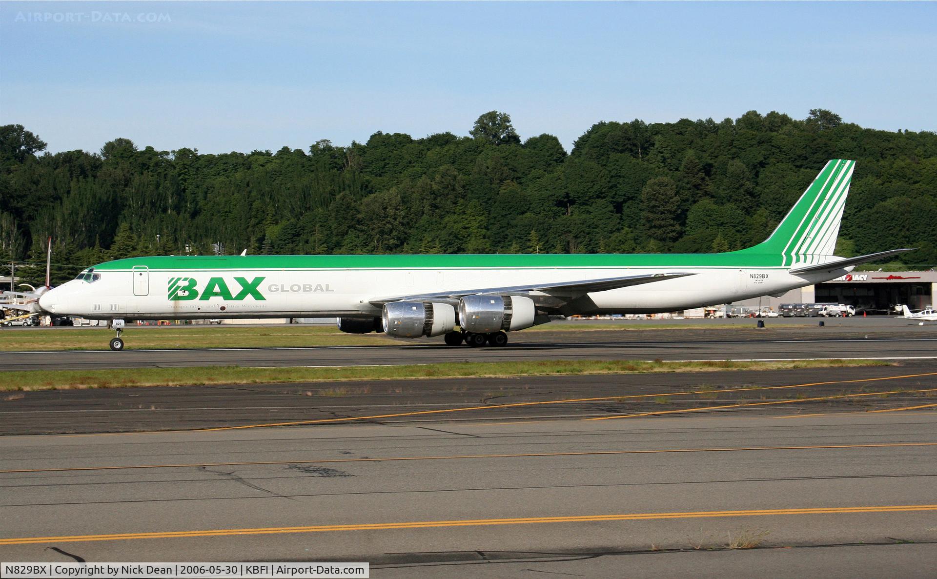 N829BX, 1968 Douglas DC-8-71F C/N 45994, KBFI