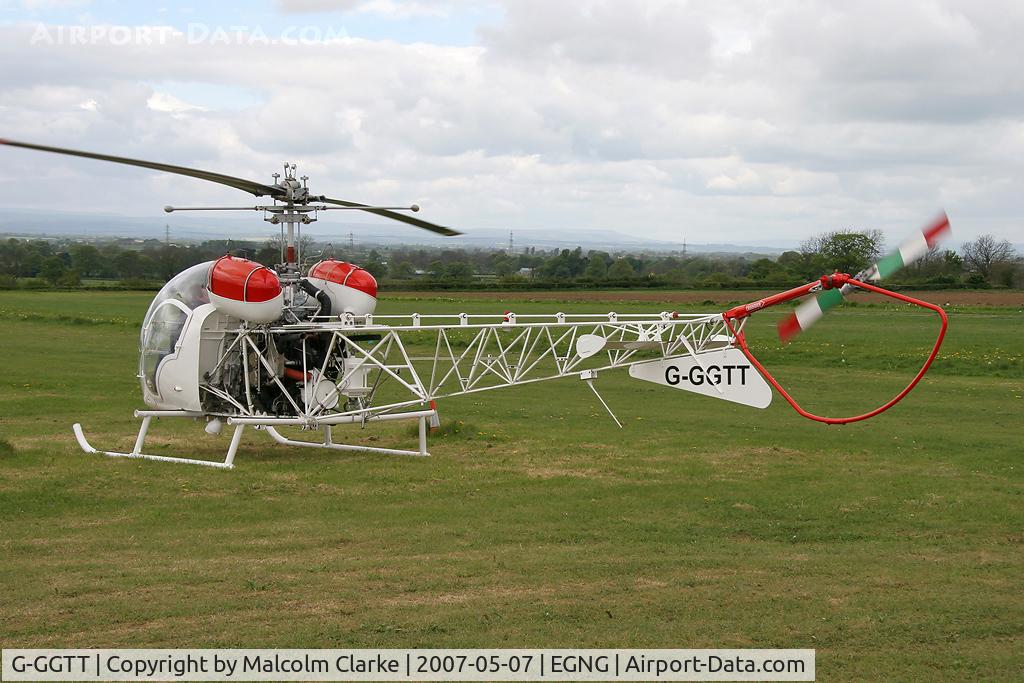 G-GGTT, 1970 Agusta AB-47G-4A C/N 2538, Agusta Bell 47G-4A. At Bagby Airfield's May Fly-In, May 7th 2007.