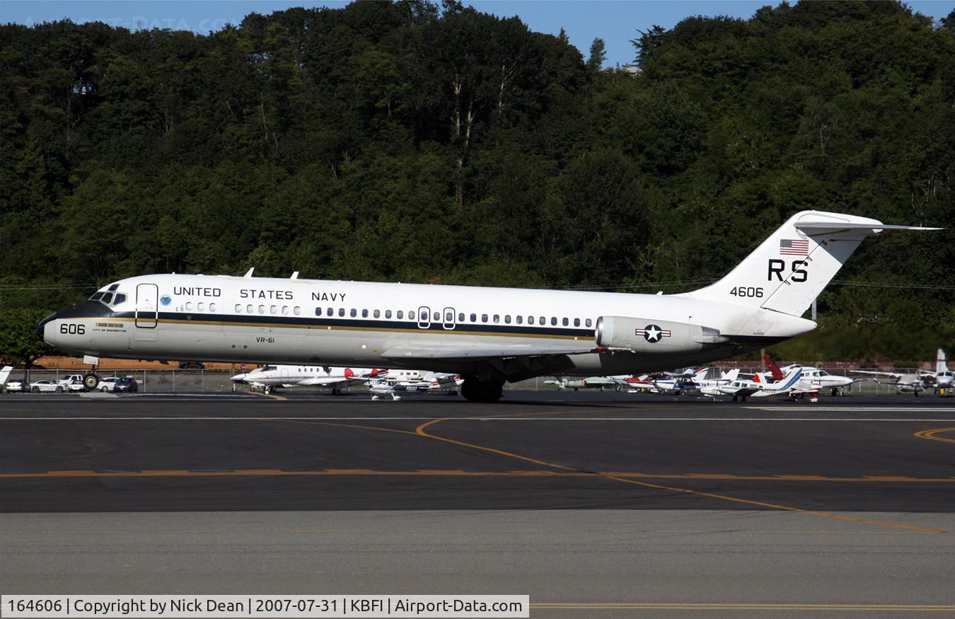 164606, 1972 McDonnell Douglas C-9B Skytrain II C/N 47496, KBFI