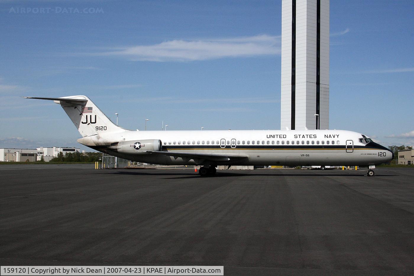 159120, 1973 McDonnell Douglas C-9B Skytrain II C/N 47586, KPAE