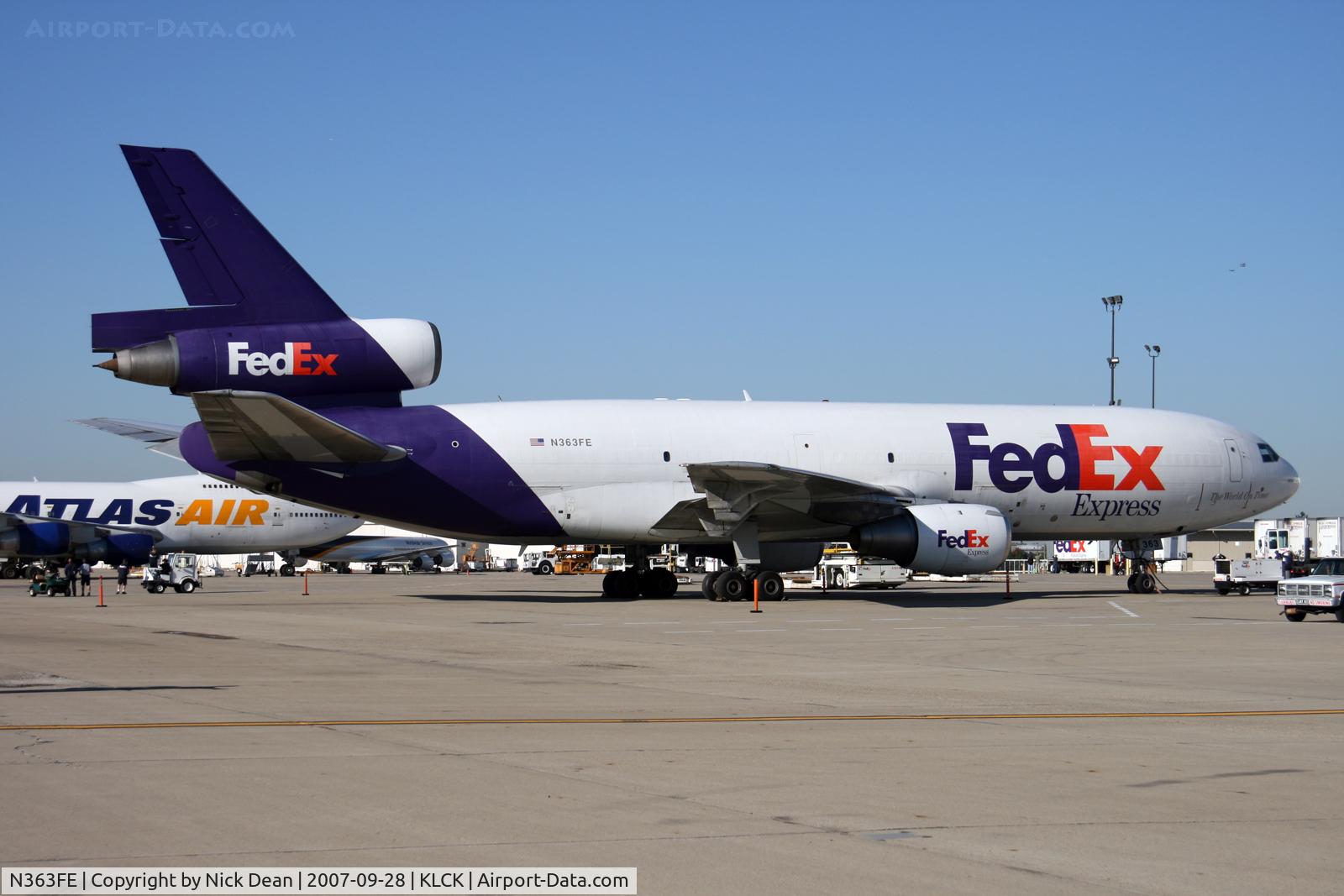 N363FE, 1981 McDonnell Douglas MD-10-10F C/N 48263, KLCK