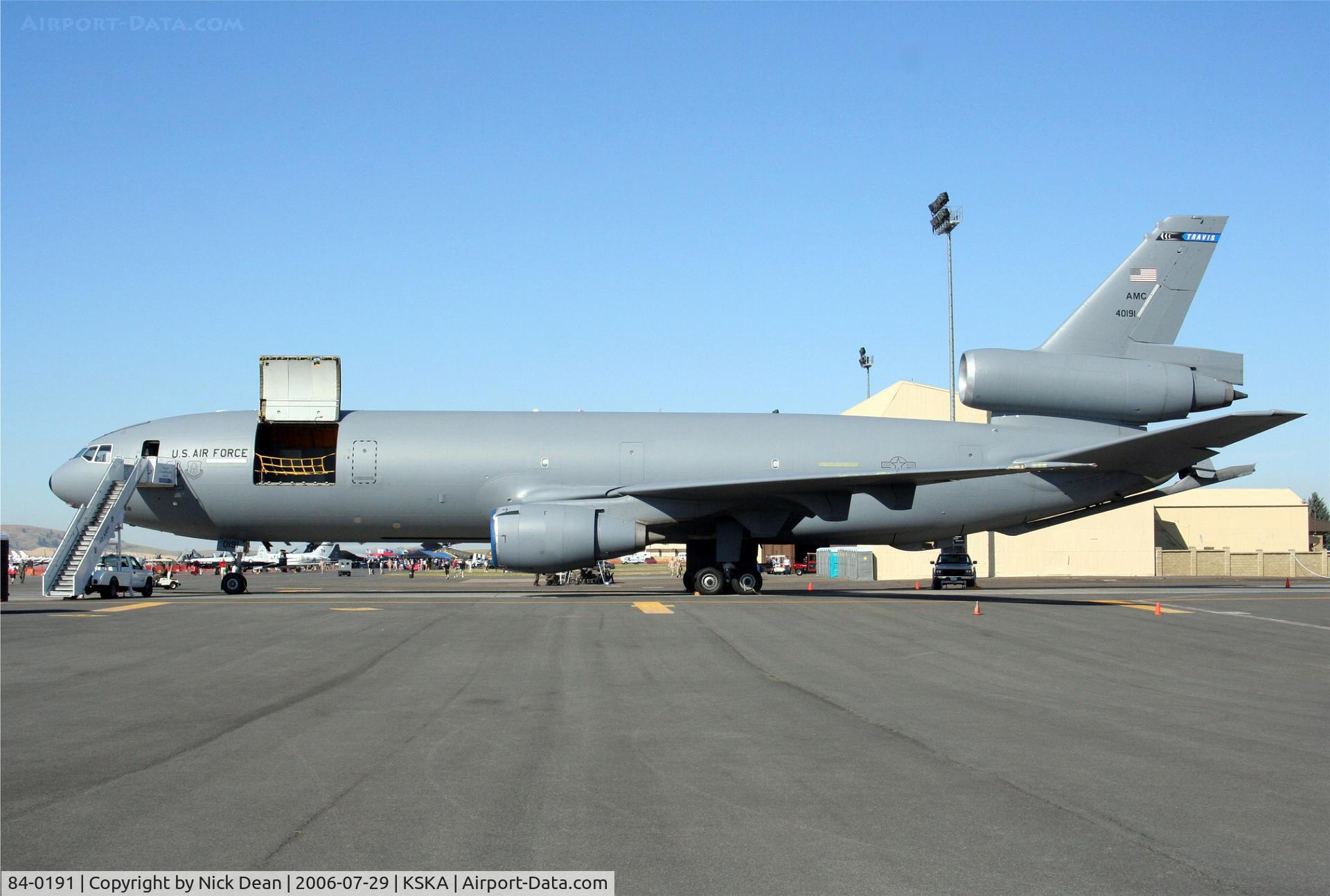 84-0191, 1984 McDonnell Douglas KC-10A Extender C/N 48230, KSKA