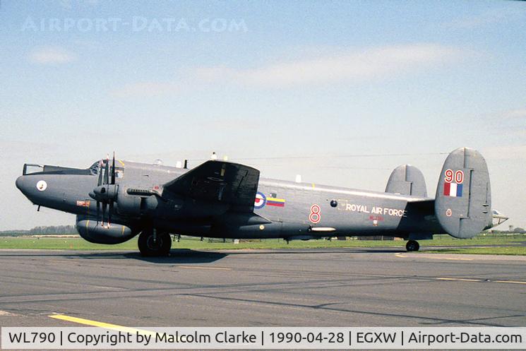 WL790, 1954 Avro 716 Shackleton AEW.2 C/N R3/696/239009, Avro 716 Shackleton AEW2 from RAF No 8 Sqn, Lossiemouth at RAF Waddington.