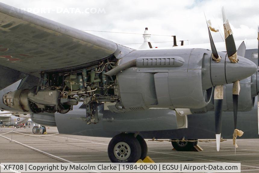 XF708, Avro 716 Shackleton MR.3/3 C/N Not found XF708, Avro Shackleton MR3/3 at The Imperial War Museum, Duxford.