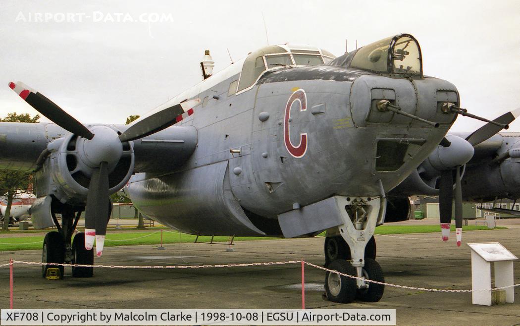 XF708, Avro 716 Shackleton MR.3/3 C/N Not found XF708, Avro Shackleton MR3/3 at The Imperial War Museum, Duxford.