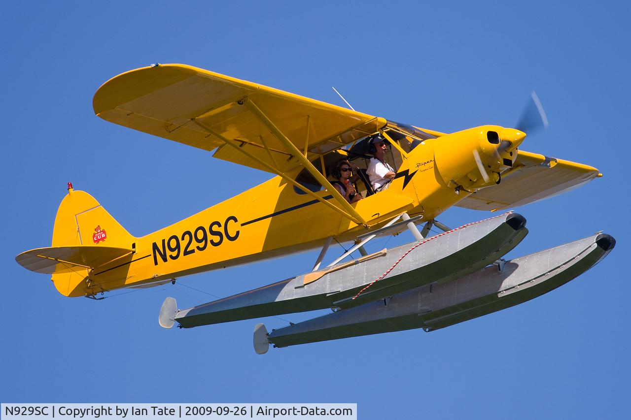 N929SC, 1978 Piper PA-18-150 Super Cub C/N 18-7909002, Clear Lake Splash In