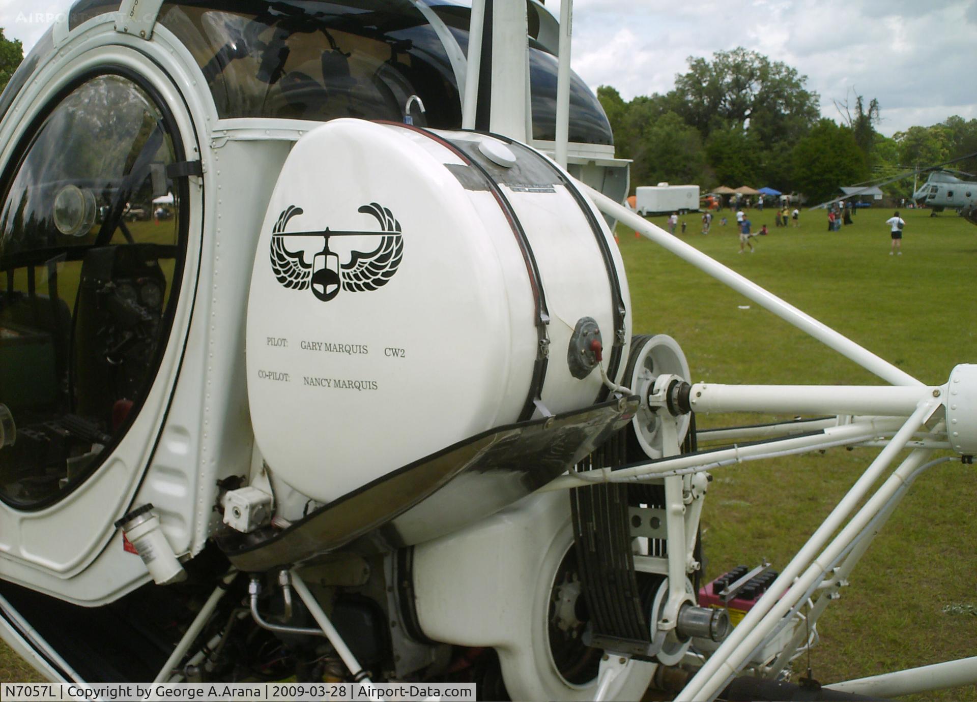 N7057L, 1967 Hughes 269A C/N 1281052, Port fuel tank