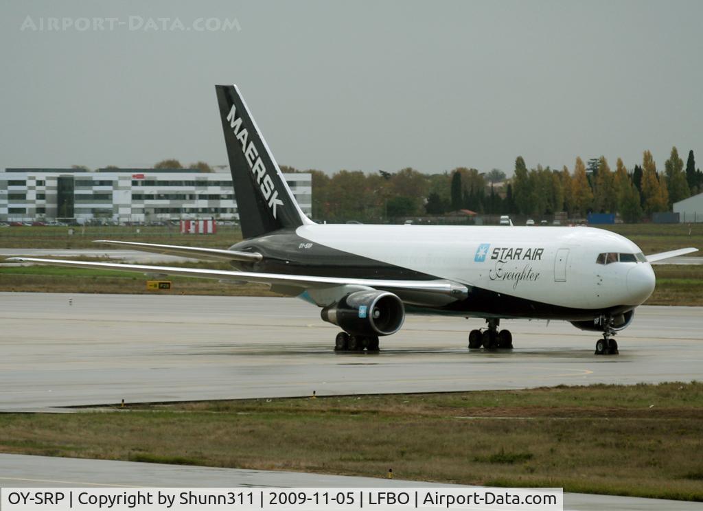 OY-SRP, 1982 Boeing 767-232 C/N 22220, Stand on Cargo apron...