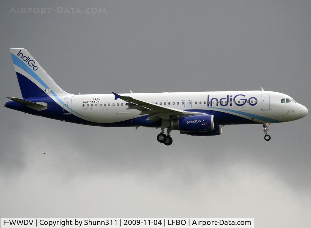 F-WWDV, 2009 Airbus A320-232 C/N 4113, C/n 4113 - To be VT-IGI