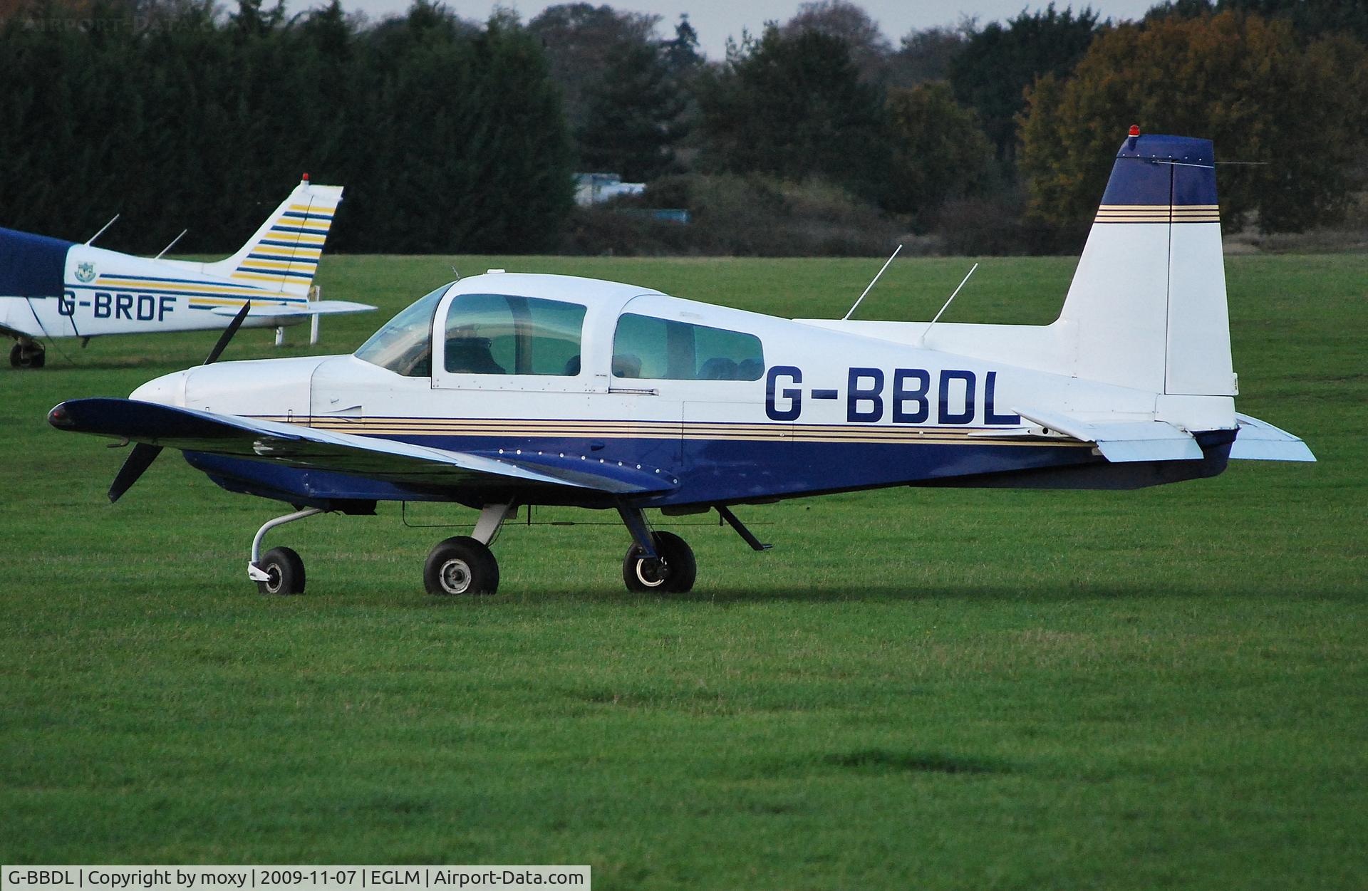 G-BBDL, 1973 Grumman American AA-5 Traveler C/N AA5-0406, Grumman AA-5 at White Waltham