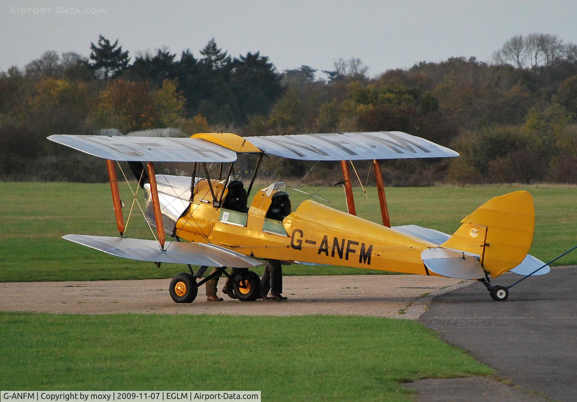 G-ANFM, 1941 De Havilland DH-82A Tiger Moth II C/N 83604, Tiger Moth at White Waltham