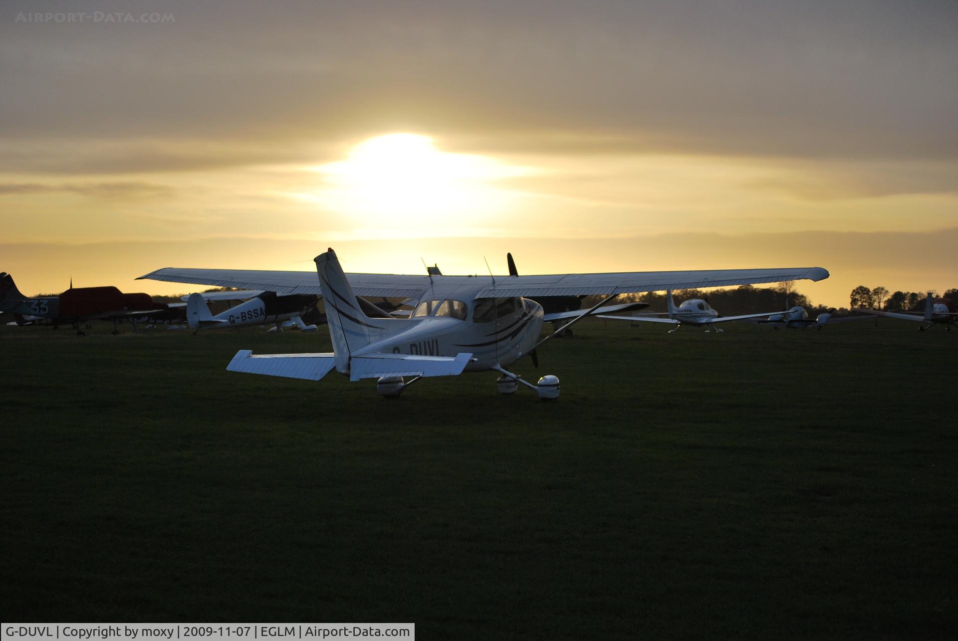 G-DUVL, 1978 Reims Cessna F172N C/N 1723, Cessna F172N, a pleasant autumn evening at White Waltham